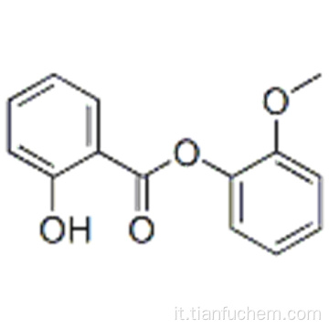 2-metossifenil salicilato CAS 87-16-1
